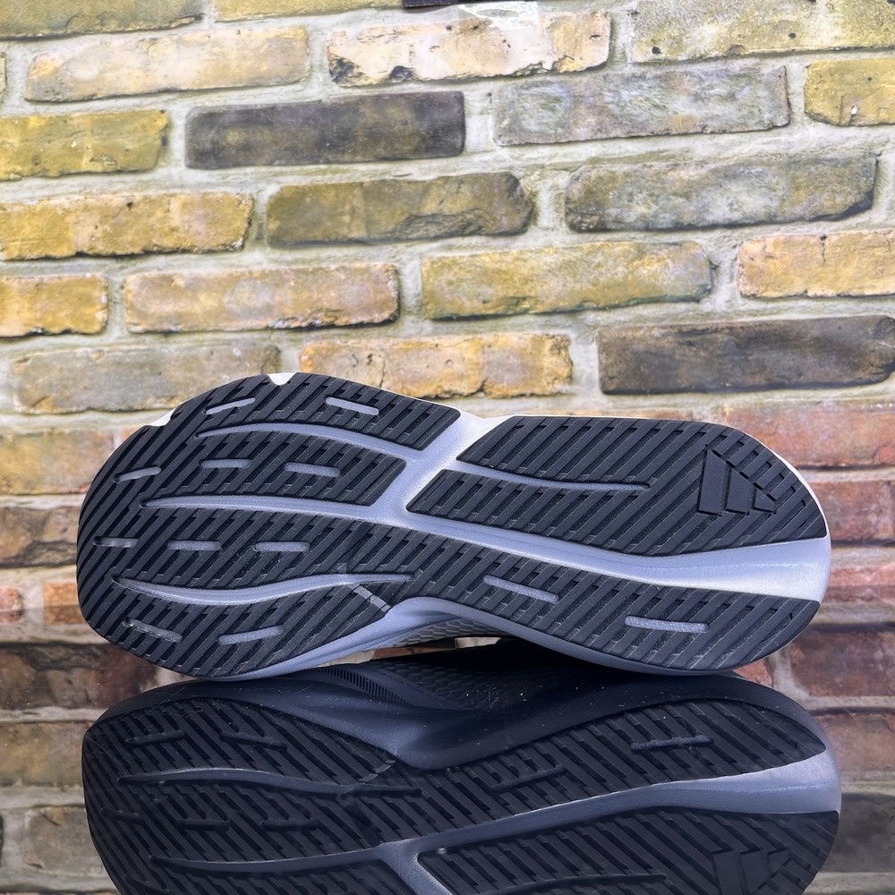 Mens 8.5 - Adidas Lightblaze Glow Lightstrike Cloud White Matte Silver Black - Picture 4 of 8